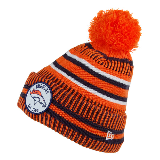 Gorro NFL On Field Knit Denver Broncos New Era - Azul Marino-Naranja