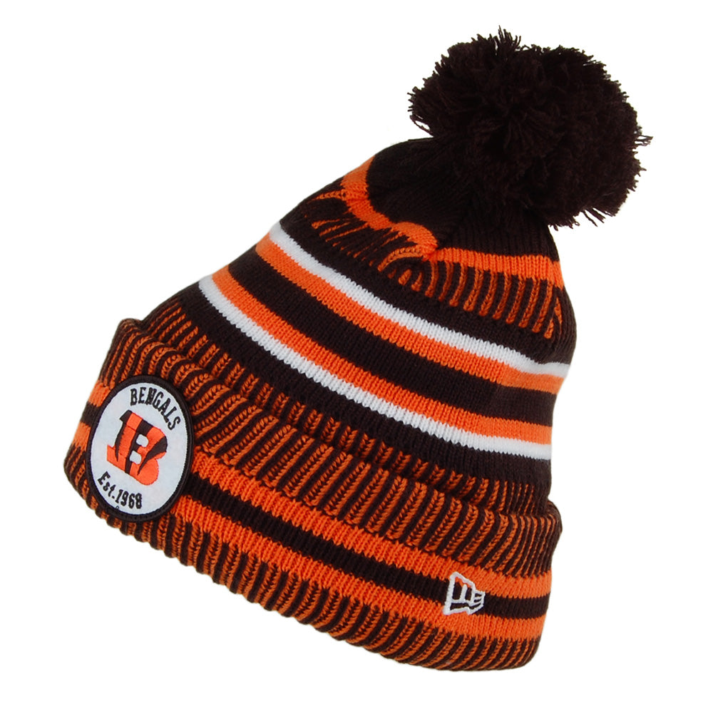 Gorro NFL On Field Knit Cincinnati Bengals de New Era - Negro-Naranja