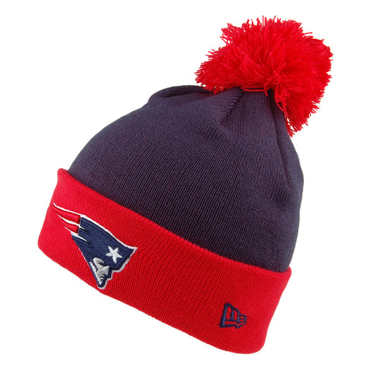 Gorro NFL Pop Team Knit New England Patriots New Era Azul Marino-Rojo