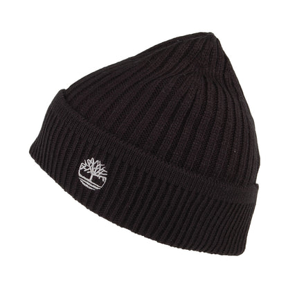 Gorro Beanie punto acanalado de Timberland - Negro