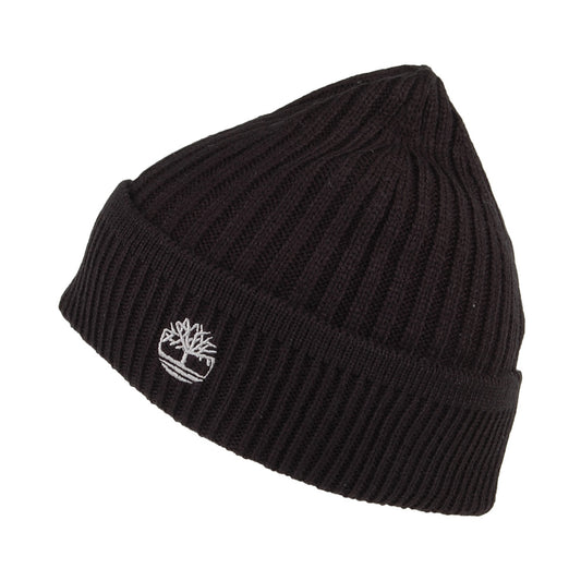 Gorro Beanie punto acanalado de Timberland - Negro