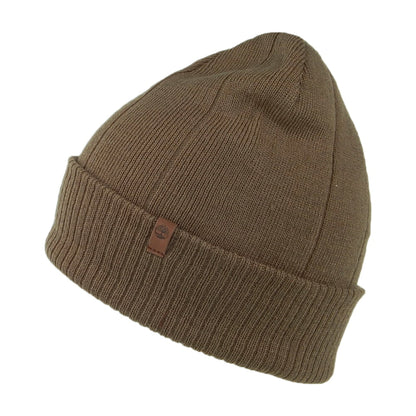 Gorro Beanie Reversible reversible acanalado de Timberland - Verde Oliva