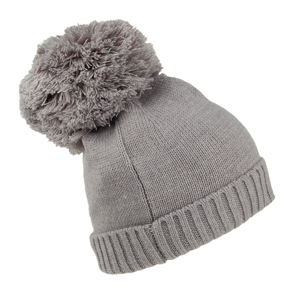 Gorro con pompón mujeres Logo Embroidery de Timberland - Gris Jaspeado