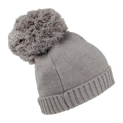 Gorro con pompón mujeres Logo Embroidery de Timberland - Gris Jaspeado