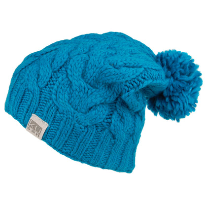 Gorro con pompón Oversized de Kusan - Turquesa