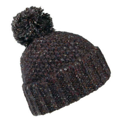 Gorro con pompón Aitane Chunky de Barts - Antracita