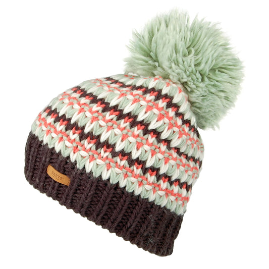 Gorro con pompón Melapie de Barts - Menta-Azul Marino