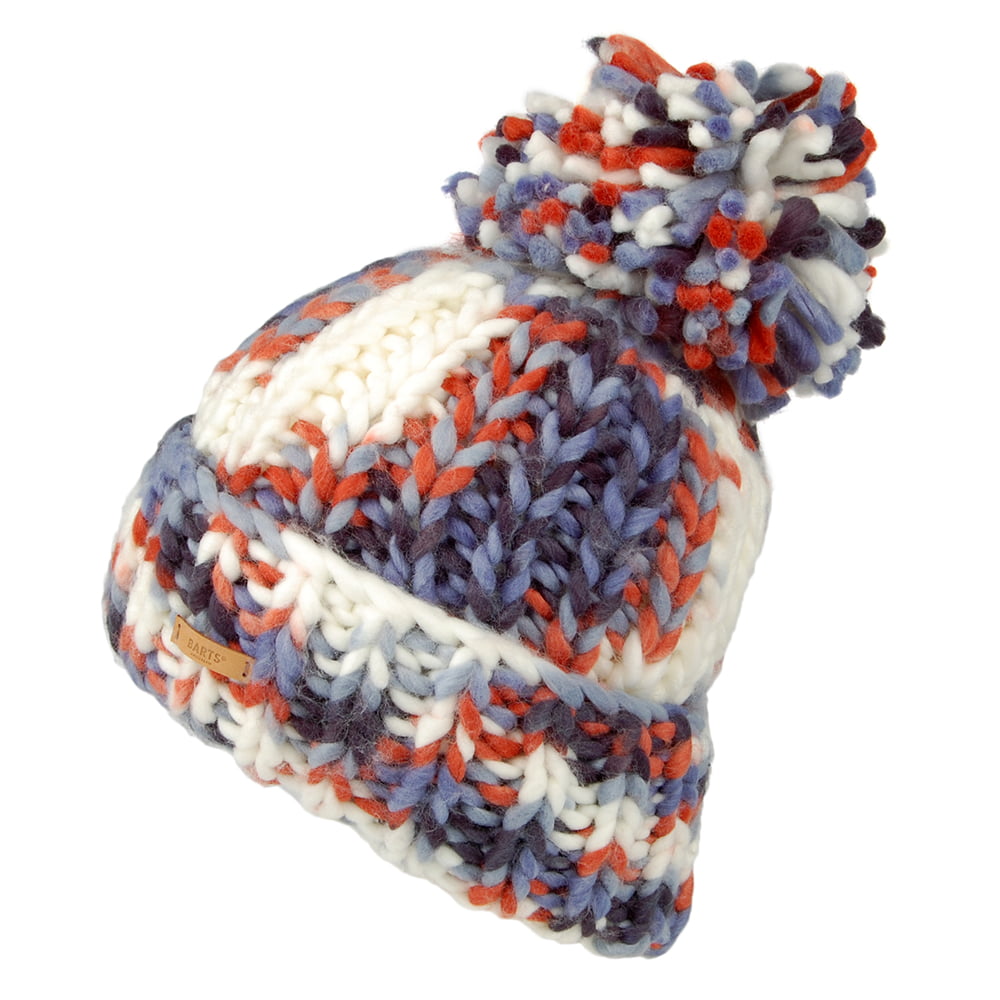 Gorro con pompón Emmaz Oversized de Barts - Azul Marino-Multi