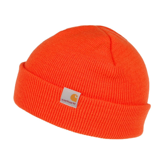 Gorro Beanie Stratus Short Watch de Carhartt WIP - Naranja