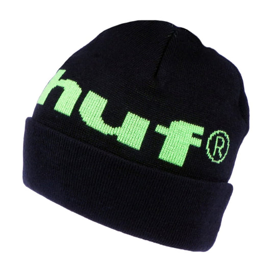 Gorro Beanie 98 Logo de HUF - Negro