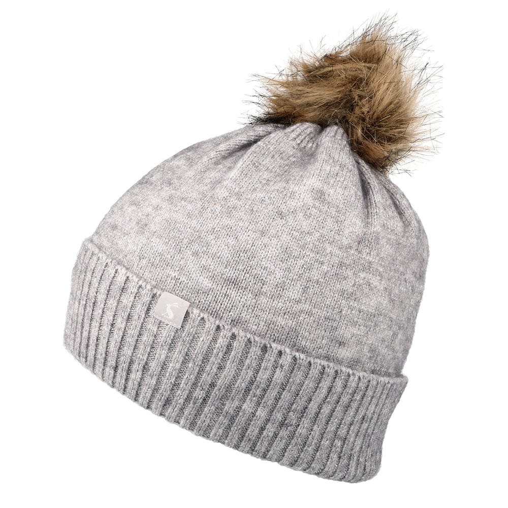Gorro con pompón Stafford Bee de Joules - Gris