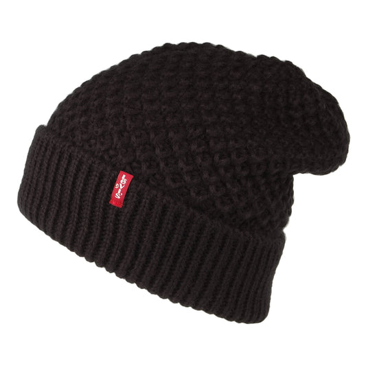 Gorro Beanie Classic tejido de Levi's - Negro