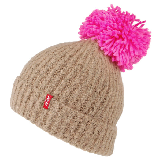 Gorro con pompón Big Pom de Levi's - Arena-Rosa