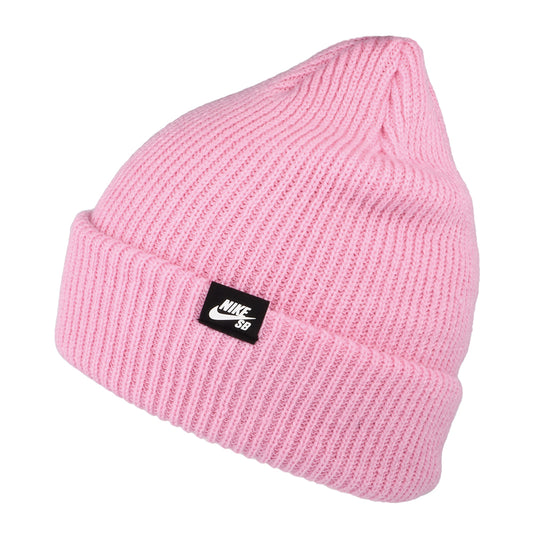 Gorro Beanie Fisherman con vuelta de Nike SB - Rosa