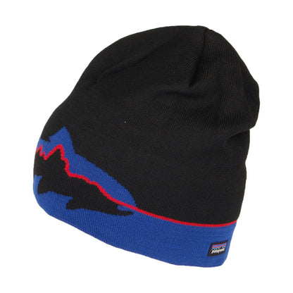 Gorro Beanie Fitz Trout Reciclado de Patagonia - Negro
