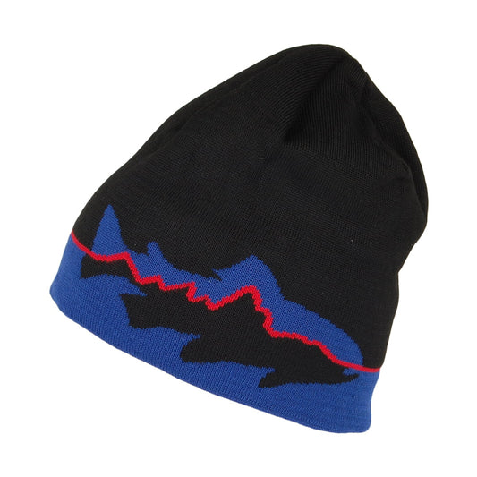 Gorro Beanie Fitz Trout Reciclado de Patagonia - Negro