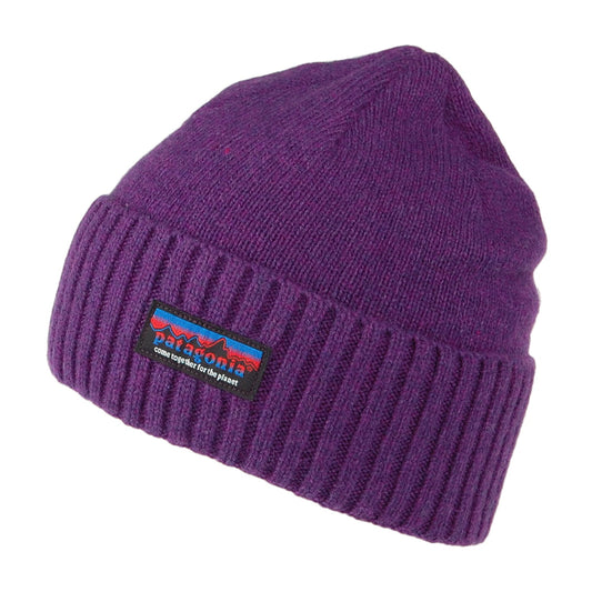Gorro Beanie Together For The Planet Brodeo de reciclado de Patagonia - Morado