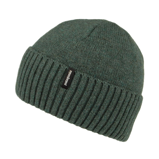 Gorro Beanie Brodeo de lana reciclada de Patagonia - Salvia