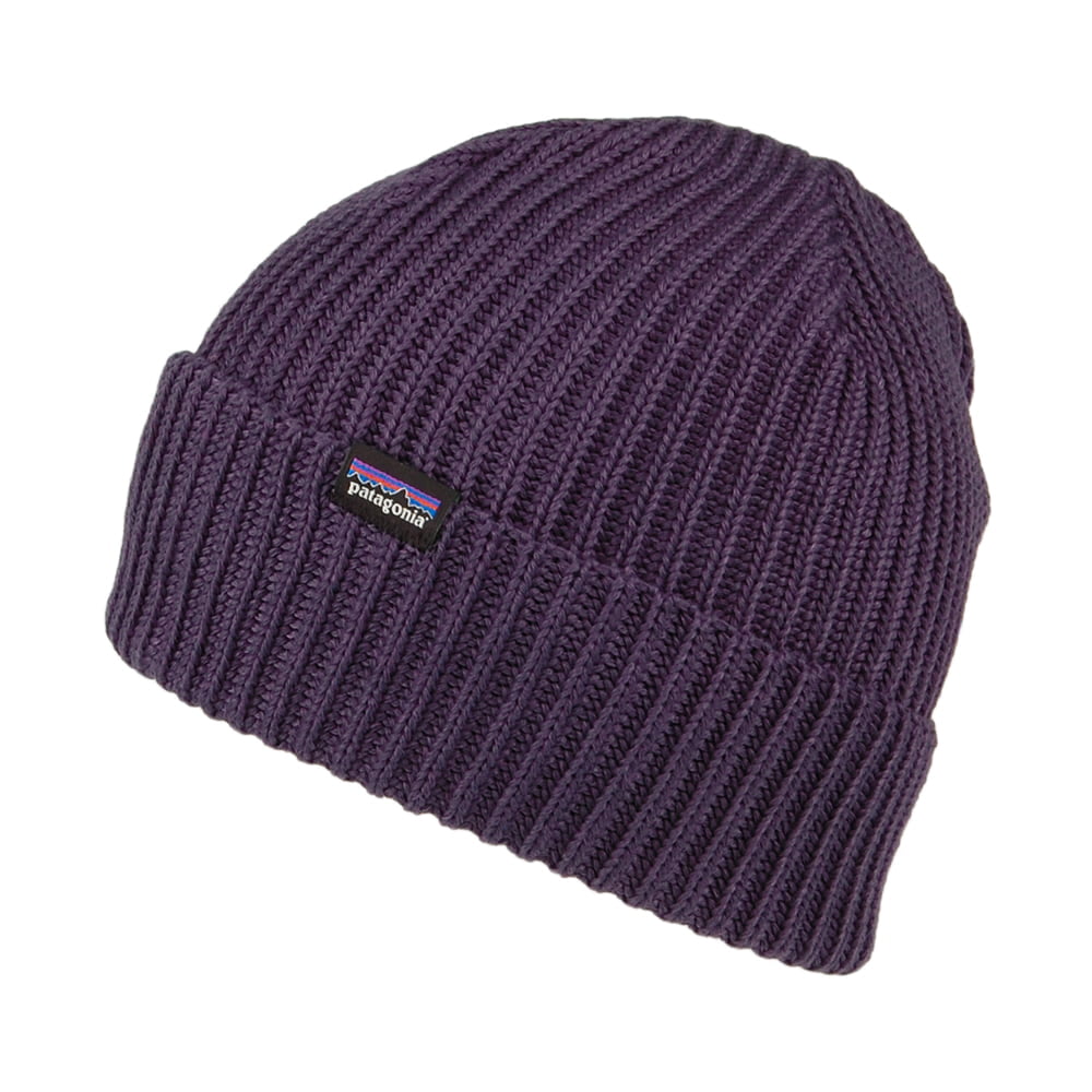 Gorro Beanie Fishermans con vuelta de Patagonia - Morado