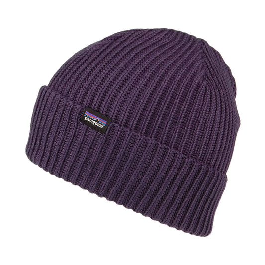 Gorro Beanie Fishermans con vuelta de Patagonia - Morado