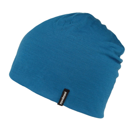 Gorro Beanie Overlook de mezcla de lana merino de Patagonia - Azul