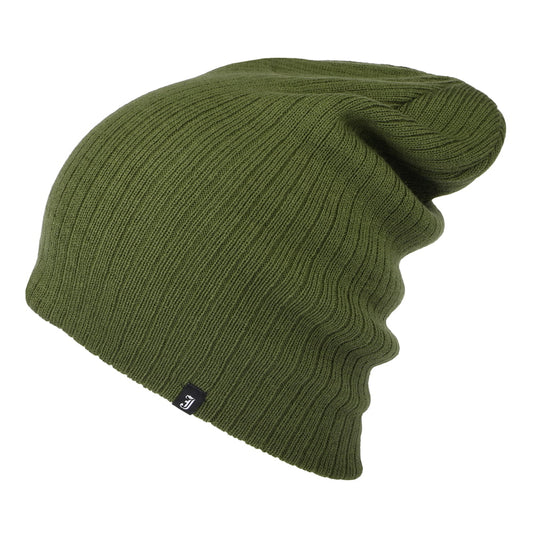 Gorro Beanie Oversized Ribknit de Jaxon & James - Verde Oliva