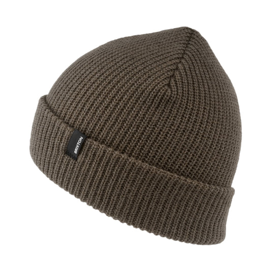 Gorro Beanie Heist con vuelta de Brixton - Marrón