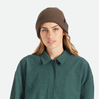 Gorro Beanie Heist con vuelta de Brixton - Marrón
