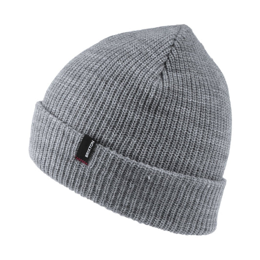 Gorro Beanie Heist con vuelta de Brixton - Gris Claro