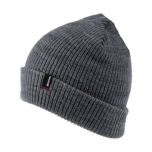 Gorro Beanie Heist con vuelta de Brixton - Gris Oscuro
