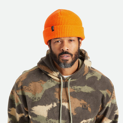 Gorro Beanie Heist con vuelta de Brixton - Naranja