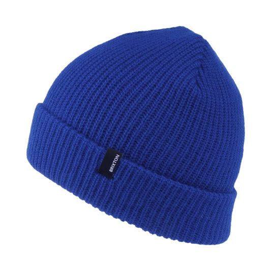 Gorro Beanie Heist con vuelta de Brixton - Azul Real