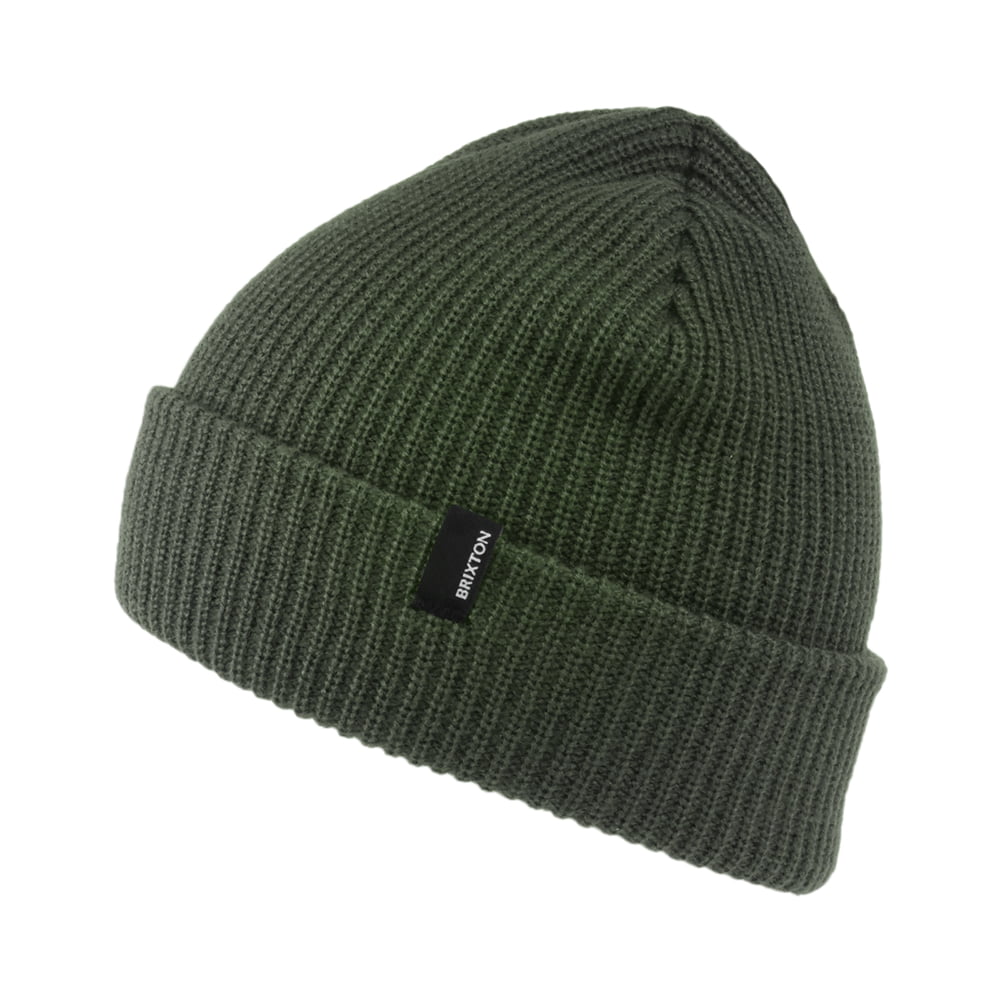 Gorro Beanie Heist con vuelta de Brixton - Verde Oliva