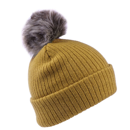 Gorro con pompón Alison de piel sintética de Brixton - Beige Arena