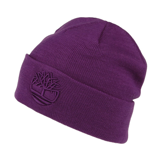 Gorro Beanie Tonal 3D Embroidery de Timberland - Ciruela
