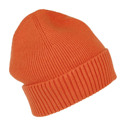 Gorro Beanie Essential Flag de algodón y cachemira de Tommy Hilfiger - Ocre