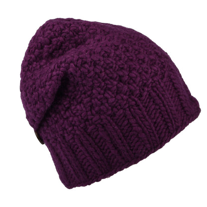 Gorro Beanie con botón de Kusan - Morado