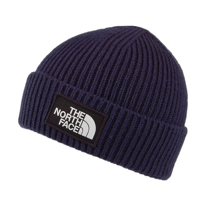 Gorro Logo Box con vuelta de The North Face - Azul Marino