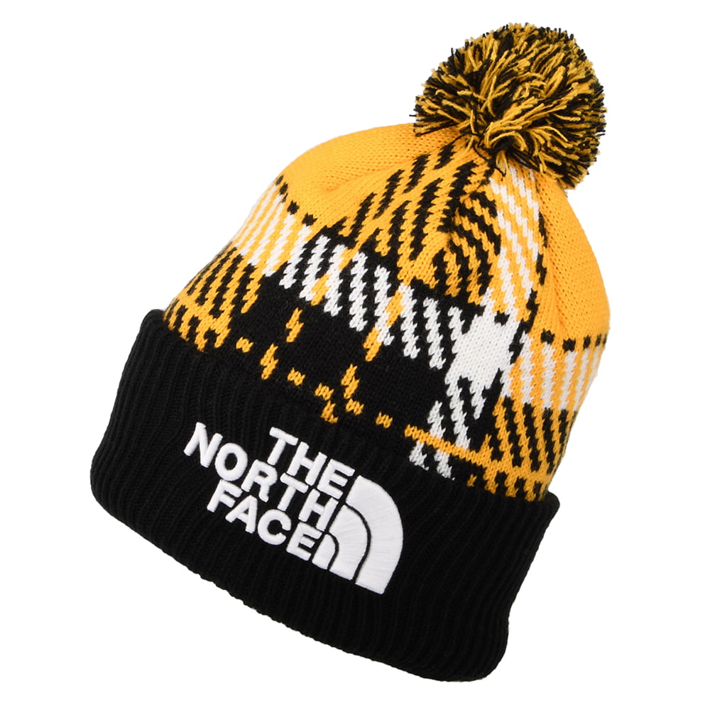 Gorro con pompón Retro TNF Pompón de The North Face - Amarillo-Negro