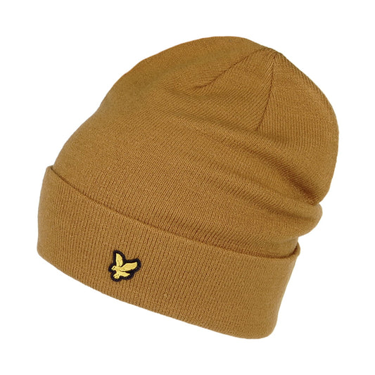 Gorro Beanie Basic de Lyle & Scott - Caramelo