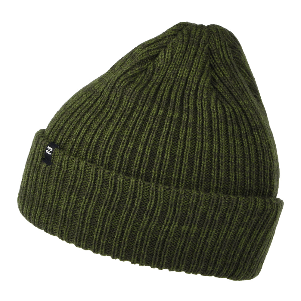 Gorro Beanie Arcade con vuelta de Billabong - Verde Oliva