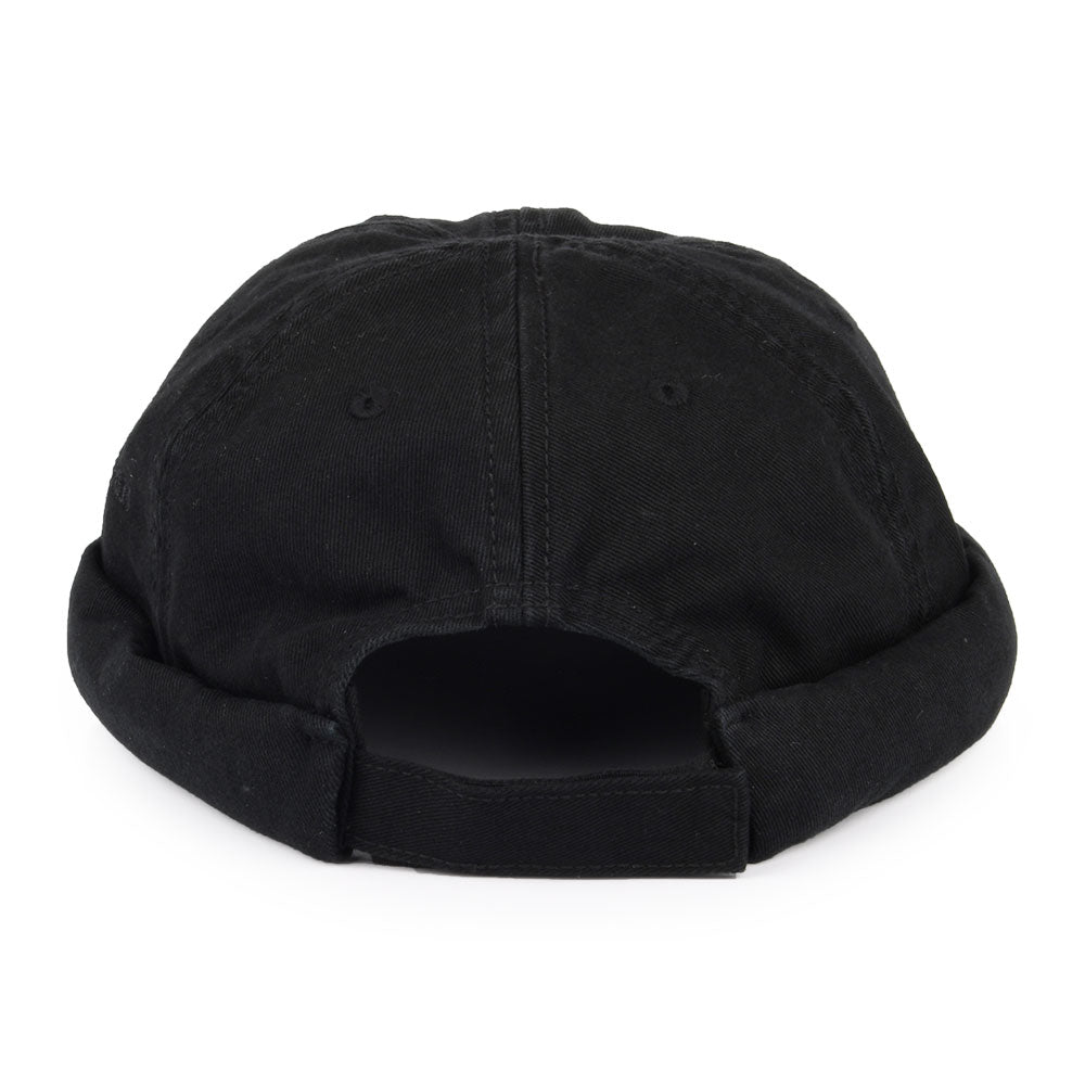 Gorro Beanie Docker de algodón de Stetson - Negro