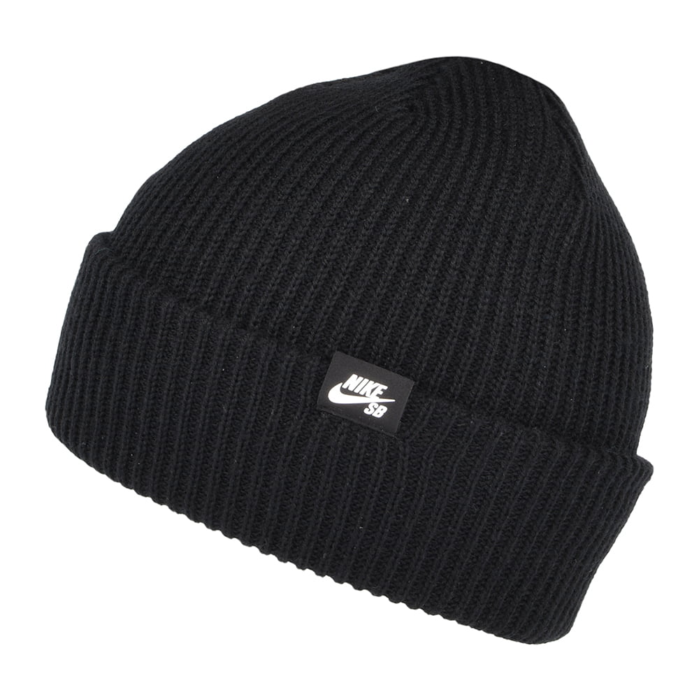 Gorro Beanie Fisherman con vuelta de Nike SB - Negro