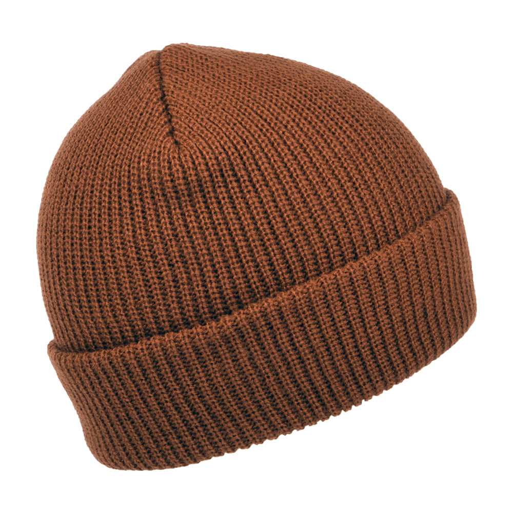 Gorro Beanie Heist con vuelta de Brixton - Caramelo
