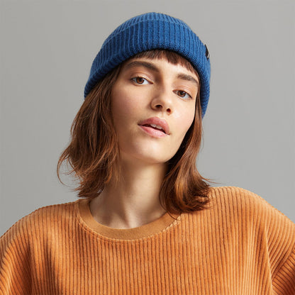 Gorro Beanie Heist con vuelta de Brixton - Azul Medio
