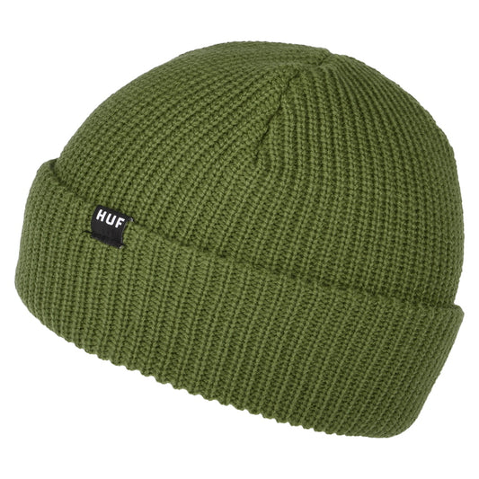 Gorro Beanie Usual pescador de HUF - Verde Oliva