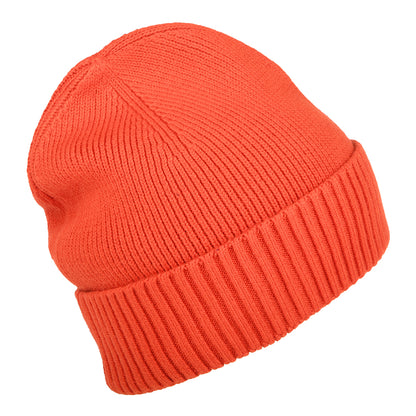 Gorro Beanie Essential Flag de algodón y cachemira de Tommy Hilfiger - Rojo Óxido