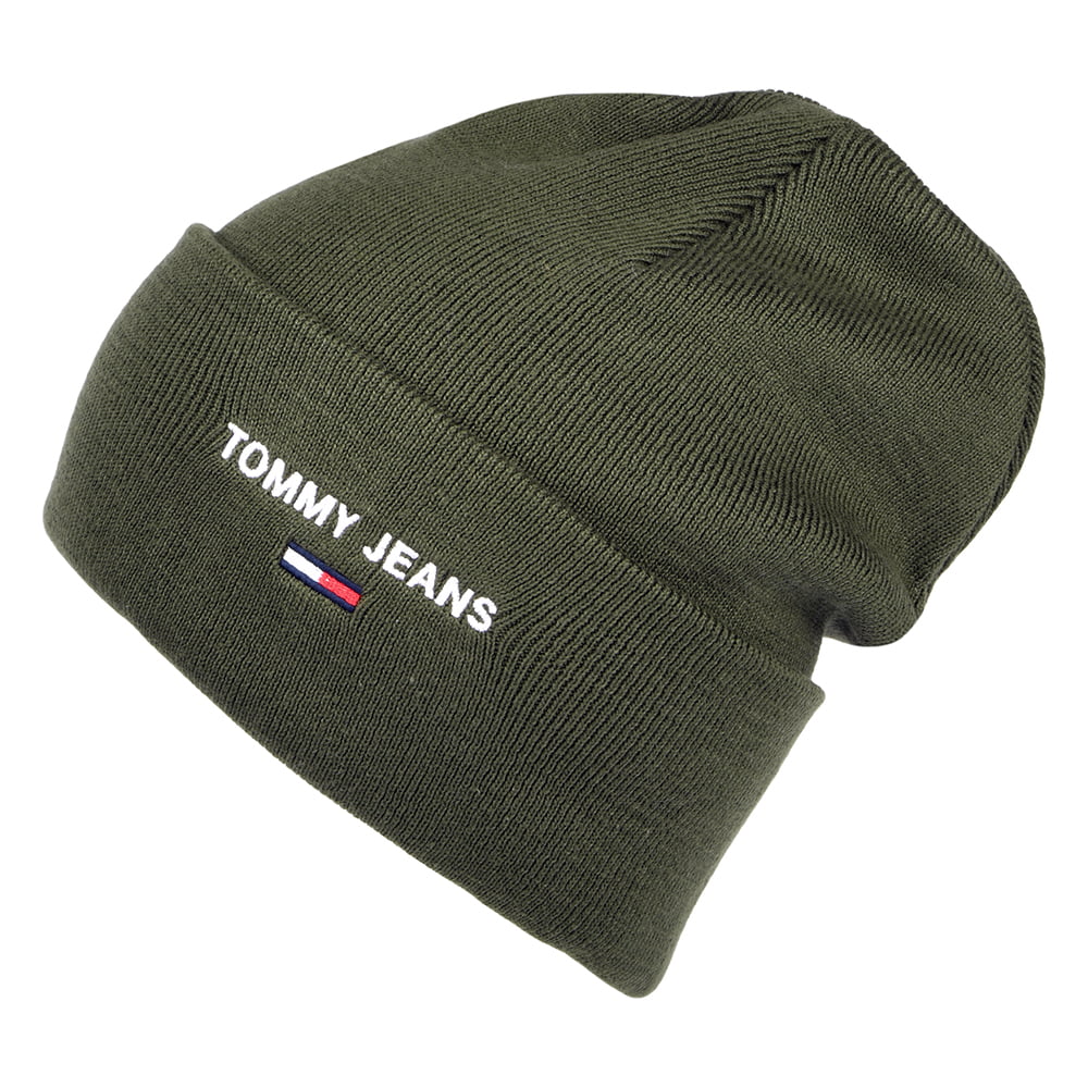 Gorro Beanie TJM Sport de Tommy Hilfiger - Oliva Oscuro