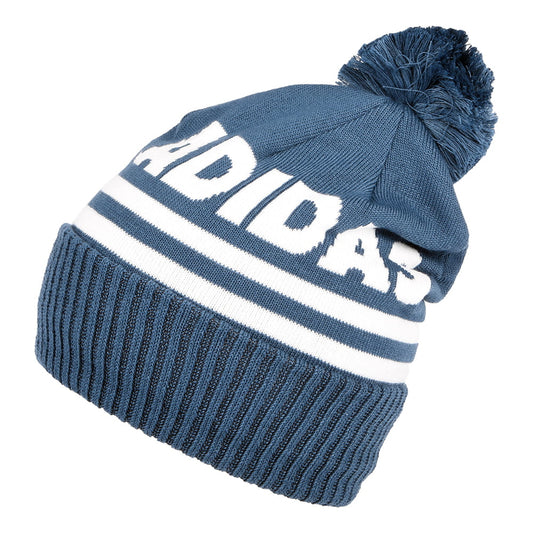 Gorro con pompón Font de Adidas - Azul Marino