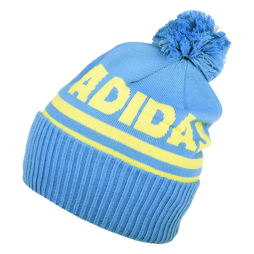 Gorro con pompón Font de Adidas - Azul
